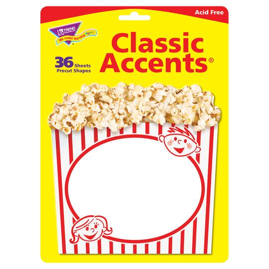 Popcorn Box Classic Accents® 36 Per Pack, 6 Packs